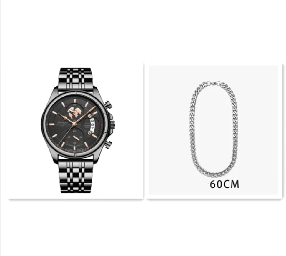 Men's Waterproof Luminous Quartz Watch