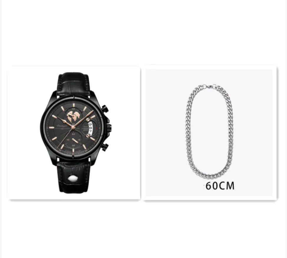 Men's Waterproof Luminous Quartz Watch