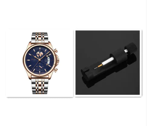 Men's Waterproof Luminous Quartz Watch