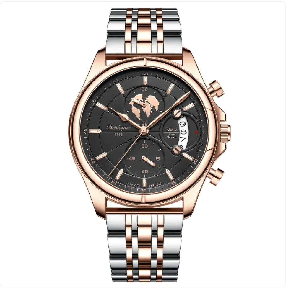 Men's Waterproof Luminous Quartz Watch